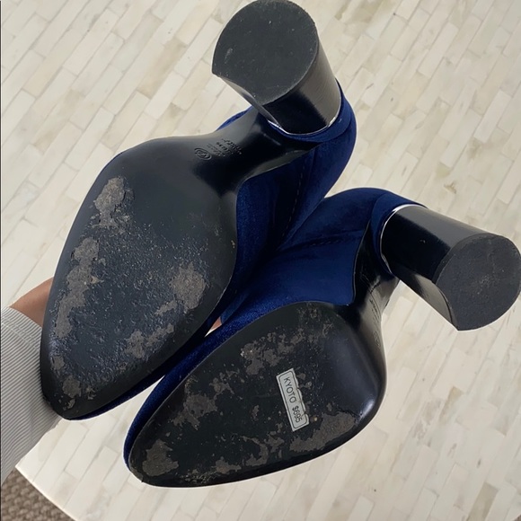 3.1 Phillip Lim Kyoto Blue Velvet Bootie - Picture 3 of 3